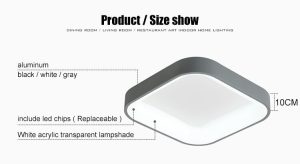 Square Ceiling Lamp