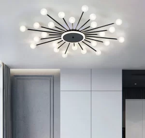 Glass Ball Chandelier