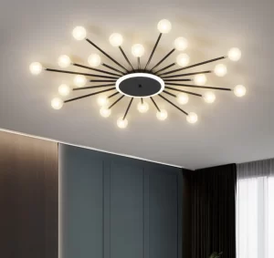 Glass Ball Chandelier