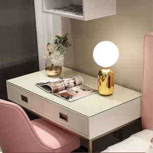 Glass Ball Desk Lamp