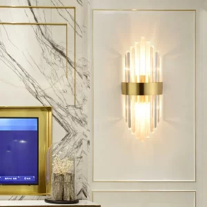 Luxury Gold Crystal Lamp 2
