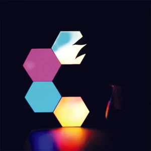Hexagonal Honeycomb Colorful Wall Light