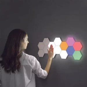 Hexagonal Honeycomb Colorful Wall Light