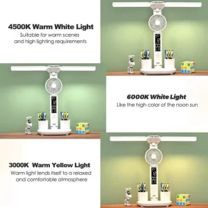 Multipurpose Fan Desk Lamp